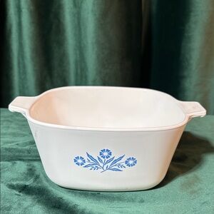 Vintage Corningware Blue Cornflower Design Bakeware